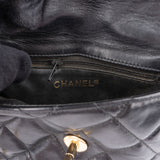 Chanel Quilted Lambskin Single Flap Crossbody Bag