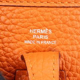 Hermès Orange Clemence Leather Evelyne 16 Crossbody Bag