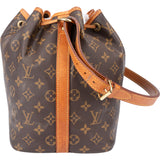 Louis Vuitton Canvas Monogram Sac Noe Petit Shoulder Bag