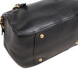 Miu Miu Black Leather City Handbag