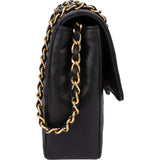 Chanel Quilted Lambskin Single Flap Shoulder Bag