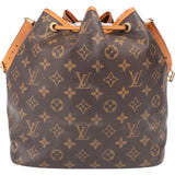 Louis Vuitton Canvas Monogram Sac Noe Petit Shoulder Bag