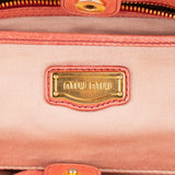 Miu Miu Quilted Leather City Handbag