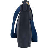 Hermès Bleu Clemence Leather Evelyne 16 Crossbody Bag