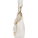 Prada White Saffiano Leather Vitello Daino Re-Edition Shoulder Bag