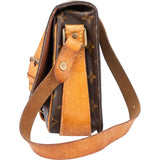 Louis Vuitton Canvas Monogram Cartouchiere MM Crossbody Bag