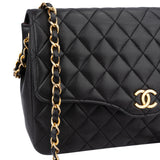 Chanel Quilted Lambskin Single Flap Shoulder Bag