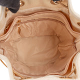 Chanel Cotton Deauville Pearl Bucket Crossbody Bag