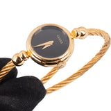 Gucci Black Dial Gold Tone 2700.2.L Women Watch
