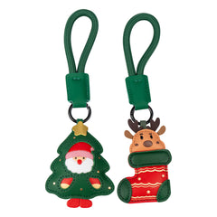 Christmas Bag Charm (Santa Claus & Rentier) - vintageandkickz