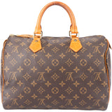 Louis Vuitton Canvas Monogram Speedy 30 Handbag