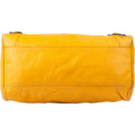 Balenciaga Yellow Leather City Handbag - vintageandkickz