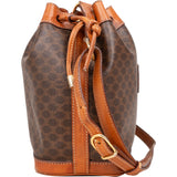Celine Maccadam Monogram Bucket Shoulder Bag