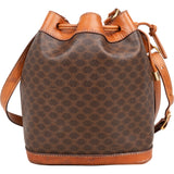Celine Maccadam Monogram Bucket Shoulder Bag