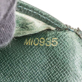 Louis Vuitton Green Taiga Leather Portfolio