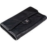 Chanel Quilted Lambskin Single Flap Wallet