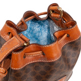 Celine Maccadam Monogram Bucket Shoulder Bag