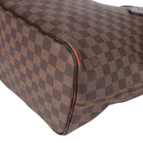 Louis Vuitton Damier Ebene Monogram Neverfull MM Shopper Handbag