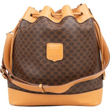Celine Maccadam Monogram Bucket Shoulder Bag