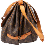 Louis Vuitton Canvas Monogram Saumur 35 Crossbody Bag