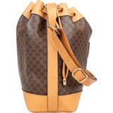Celine Maccadam Monogram Bucket Shoulder Bag