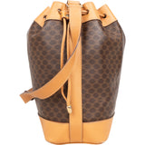Celine Maccadam Monogram Bucket Shoulder Bag