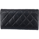 Chanel Quilted Caviar Leather Wallet