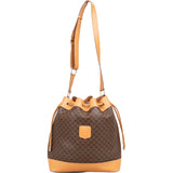 Celine Maccadam Monogram Bucket Shoulder Bag