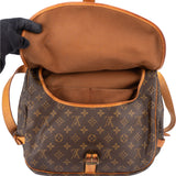 Louis Vuitton Canvas Monogram Saumur 35 Crossbody Bag
