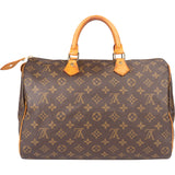 Louis Vuitton Canvas Monogram Speedy 35 Handbag