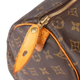 Louis Vuitton Canvas Monogram Speedy 35 Handbag