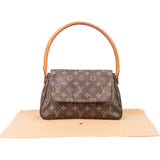 Louis Vuitton Canvas Monogram Looping PM Handbag
