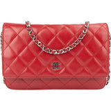 Chanel Quilted Lambskin Wallet On Chain Crossbody Bag