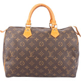 Louis Vuitton Canvas Monogram Speedy 30 Handbag