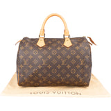 Louis Vuitton Canvas Monogram Speedy 30 Handbag