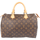 Louis Vuitton Canvas Monogram Speedy 30 Handbag
