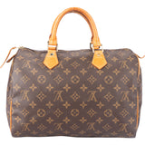 Louis Vuitton Canvas Monogram Speedy 30 Handbag