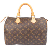 Louis Vuitton Canvas Monogram Speedy 30 Handbag
