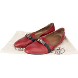 Hermès Bicolor Leather Kelly Ballerinas (37,5)