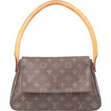 Louis Vuitton Canvas Monogram Looping PM Handbag