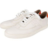 Hermès White Leather H Quicker Sneaker (41,5)