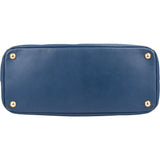 Prada Blue Saffiano Leather Galleria Handbag