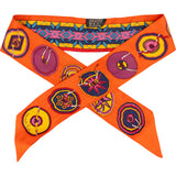 Hermès Belles Du Mexique Silk Twilly Tuch Scarf