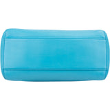 Fendi Blue Leather Peekaboo Handbag
