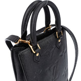 Louis Vuitton Leather Empreinte Monogram Sac Plat Petit Handbag
