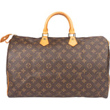 Louis Vuitton Canvas Monogram Speedy 40 Handbag