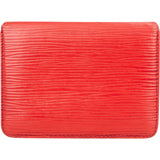 Louis Vuitton Rouge Epi Leather Cardholder