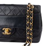 Chanel Quilted Lambskin 24K Gold Single Flap Crossbody Bag