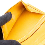 Hermès Jaune Courchevel Bearn Soufflet Wallet