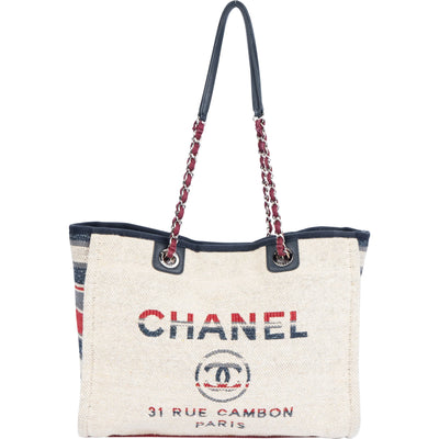 Chanel Multicolor Tweed Deauville Shoulder Bag - vintageandkickz